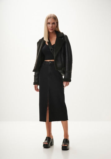 Lez A Lez Denim Skirt – Fashion Truck Canada - Main Image