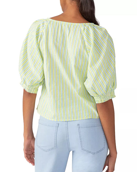 SANCTUARY - V-Neck Poplin Top