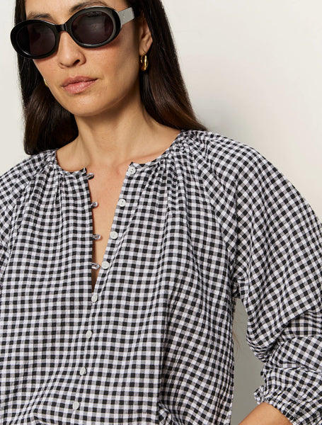 Sanctuary - Perfect Gingham Button Blouse