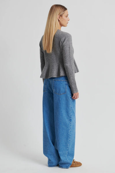Second Female - Hiva Peplum Knit Cardigan