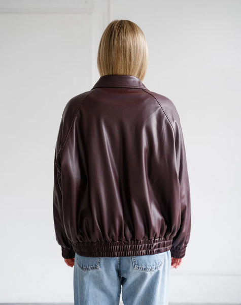 Brunette the Label - Oversized Bomber Jacket