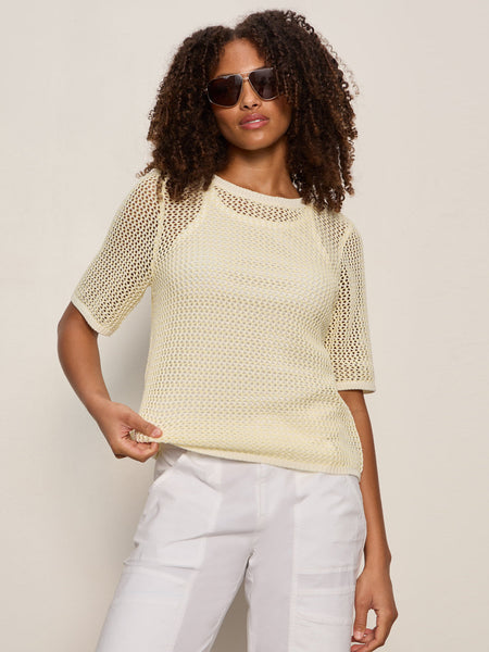Sanctuary - Open Knit Sweater Tee