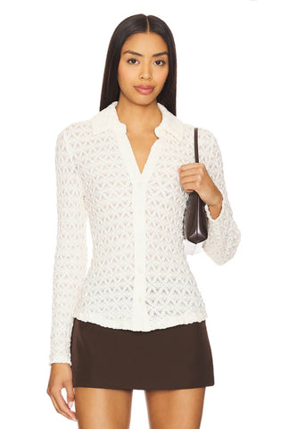 Sanctuary - Dreamgirl Lace Button Up