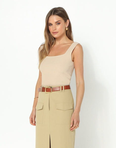 Madison the Label - Shari Ribbed Tank
