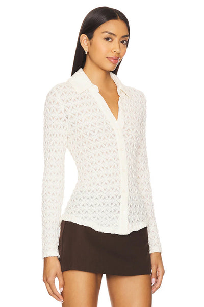 Sanctuary - Dreamgirl Lace Button Up