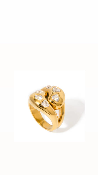 LR - Twisted Hearts Ring