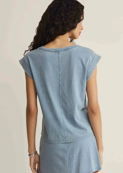 Z Supply - Camino Jersey Denim Top