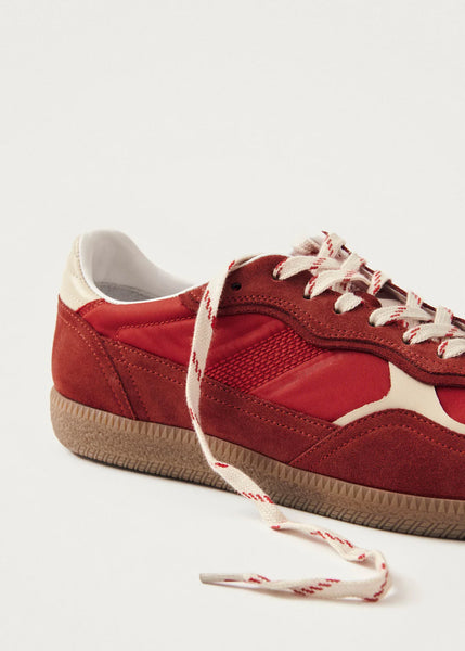 Alohas - 490 Rife Sheen Red Leather Sneakers