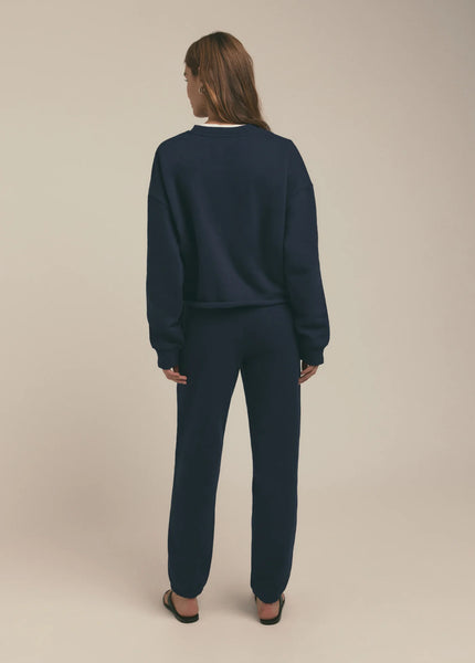 Favorite Daughter - Cropped Collegiate Sweatshirt