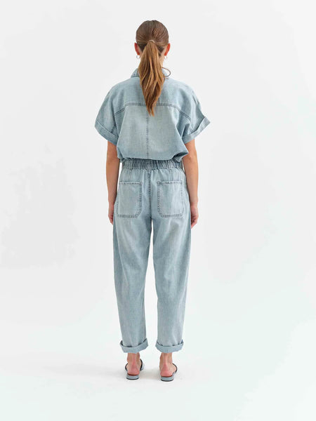DAZE Denim - Villa Drawstring Barrel Leg Denim