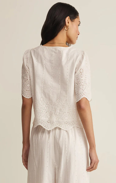Z Supply - Oceanside Embroidered Top