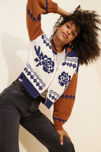 Sage the Label - Sweet Rose Zip Up