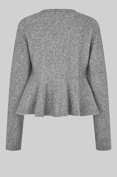 Second Female - Hiva Peplum Knit Cardigan