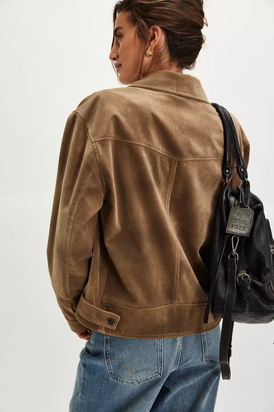 Free People - Night Ranch Vegan Suede Jacket