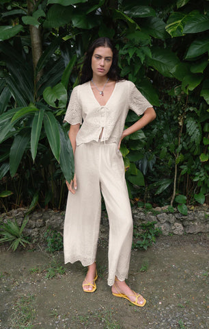 Z Supply - Sea Esta Embroidered Pant