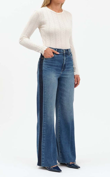 Daze - Tuxedo High Rise Denim