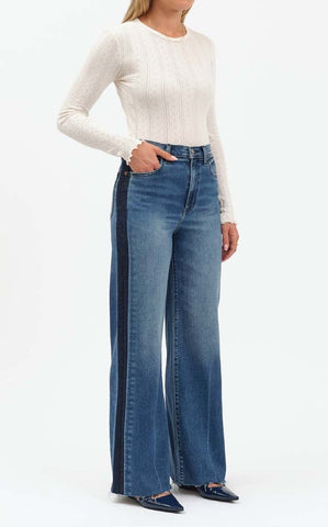 Daze - Tuxedo High Rise Denim