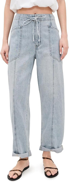Daze - The Villa Drawstring Barrel Jean