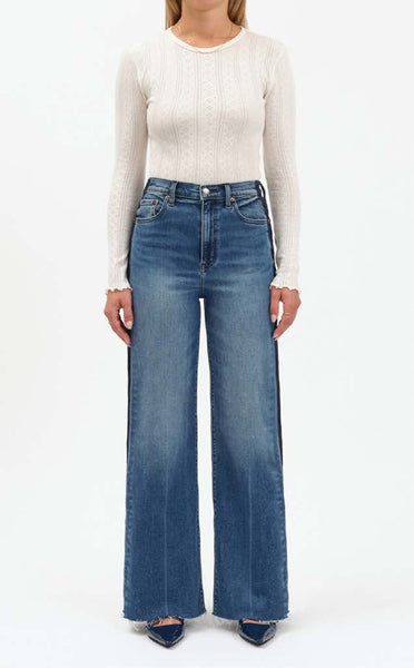 Daze - Tuxedo High Rise Denim