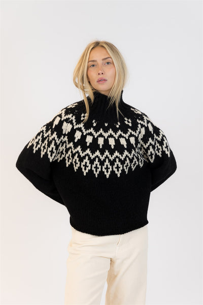 Lyla & Luxe - Aggie Fair Isle Crewneck Pullover