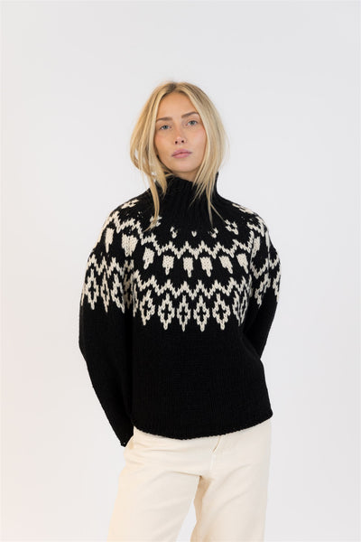 Lyla & Luxe - Aggie Fair Isle Crewneck Pullover