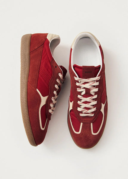 Alohas - 490 Rife Sheen Red Leather Sneakers