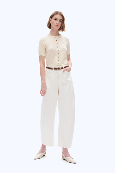 Bayeas - Super High Rise Barrel Jeans