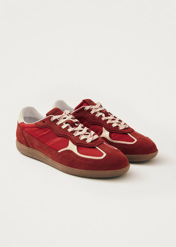 Alohas - 490 Rife Sheen Red Leather Sneakers