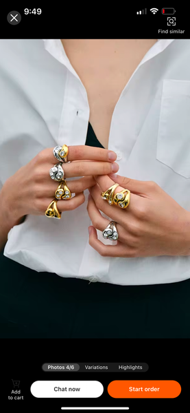 LR - Twisted Hearts Ring