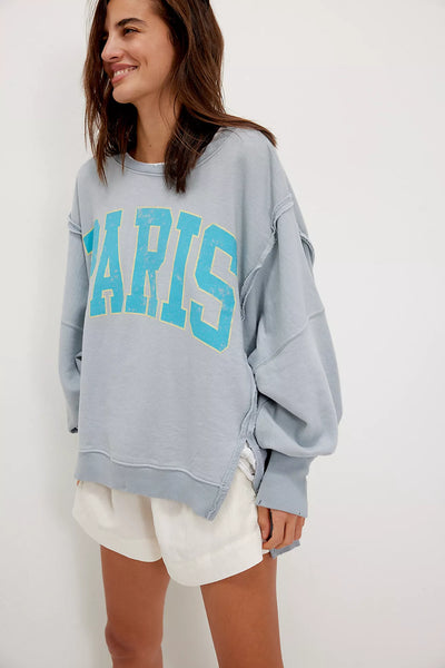 Free People - Graphic Camden Sweatshirt Paris