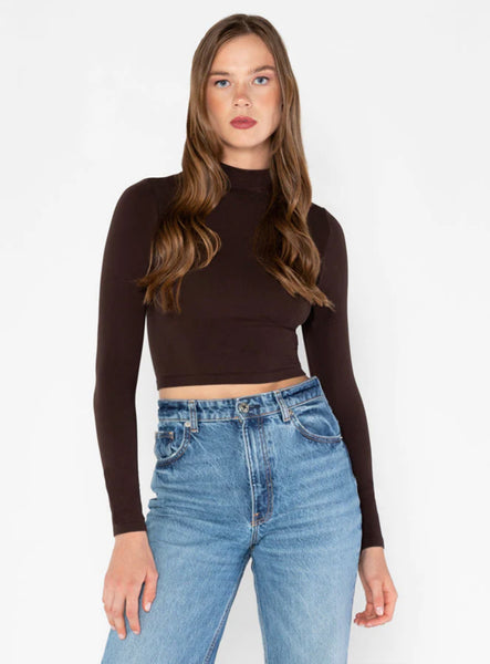 C’est Moi - Long Sleeve Bamboo Crop