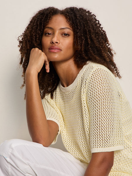 Sanctuary - Open Knit Sweater Tee