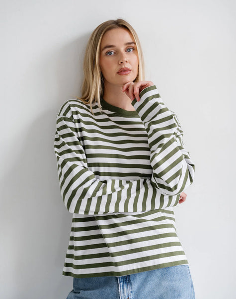 Brunette the Label - Long Sleeve Boxy Tee