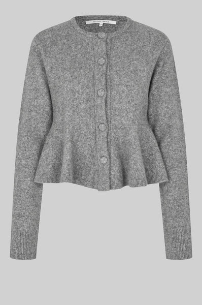Second Female - Hiva Peplum Knit Cardigan