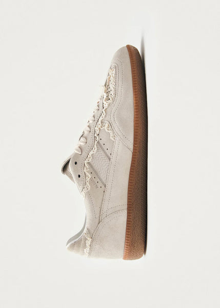Alohas - 490 Cream Crochet Leather Sneakers