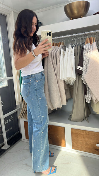 DAZE Denim - Far Out High Rise Wide Leg