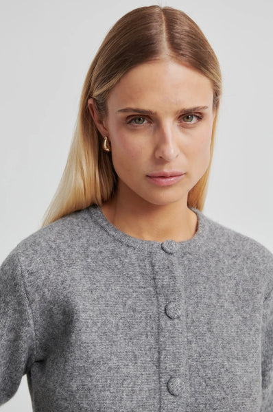 Second Female - Hiva Peplum Knit Cardigan