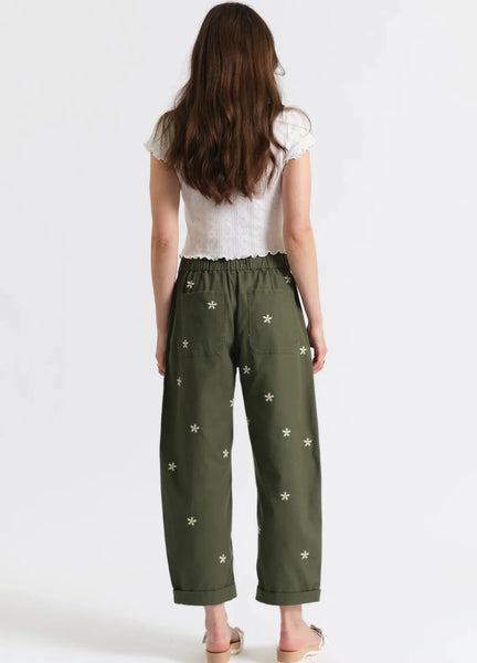 DAZE - Villa Drawstring Barrel Leg Pant
