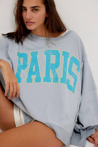 Free People - Graphic Camden Sweatshirt Paris