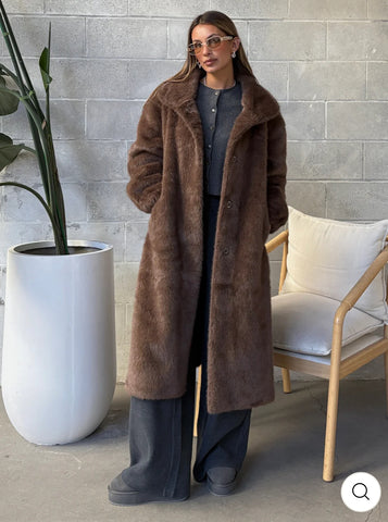 C’est Moi - Long Faux Fur Jacket