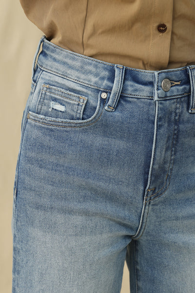 Bayeas - High Rise Wide Leg Crop