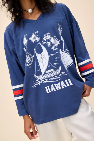 DAYDREAMER LA - Hawaii Map Hockey Jersey