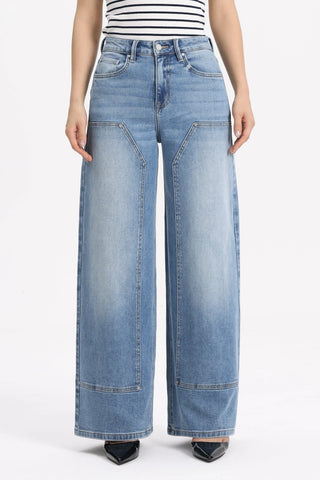 Bayeas - High Rise Barrel Jean