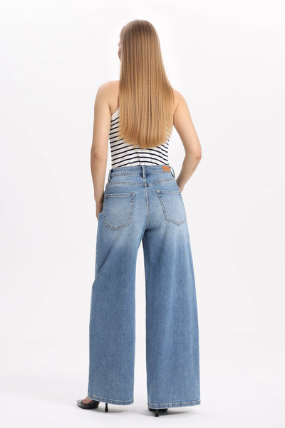 Bayeas - High Rise Barrel Jean