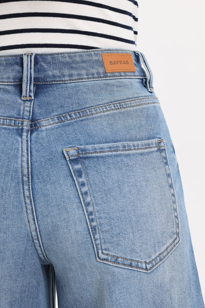 Bayeas - High Rise Barrel Jean