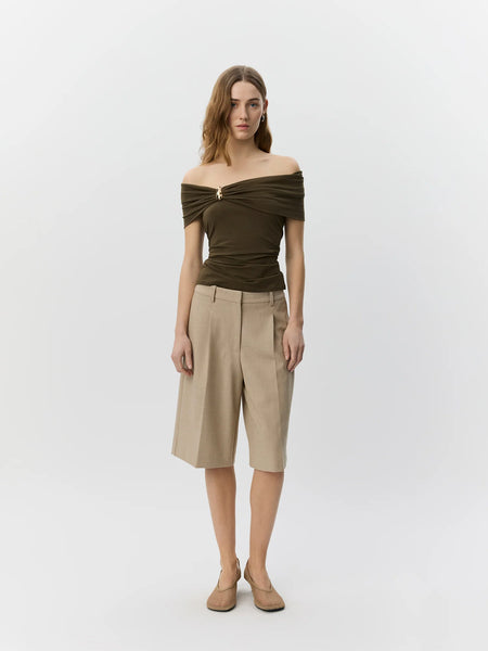 Sofie Schnoor - Sinkasw Off Shoulder Jersey Top