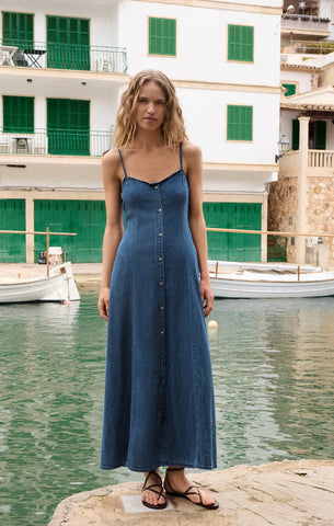 Z Supply - Angel Eyes Denim Midi Dress