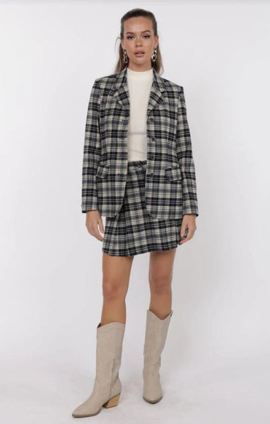 Sage the Label - Wilson Plaid Blazer