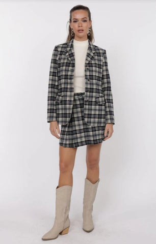 Sage the Label - Wilson Plaid Blazer