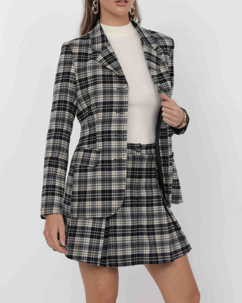 Sage the Label - Wilson Plaid Blazer